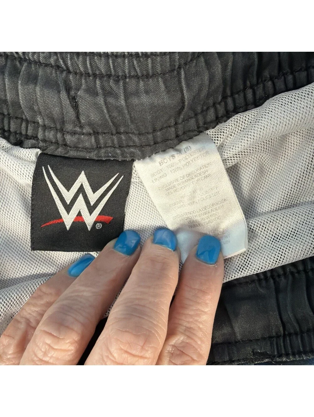 Boys Swim Trunks Size 8 Med Vintage WWE Superstars Cena Roman Reigns Randy Orton